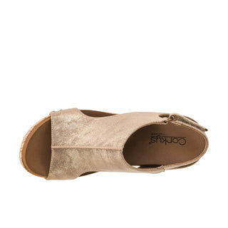 Carley Wedge • Gold Wash Metallic