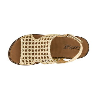 Carley Wedge • Gold Woven