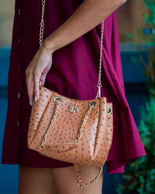 Lainey Mini Tote • Saddle EO