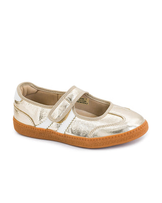 Calm Down Mary Jane Sneaker • Gold