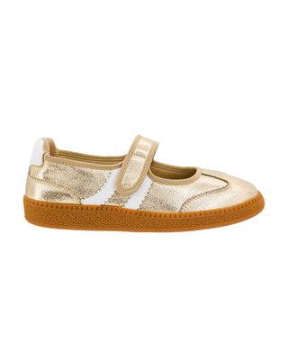 Calm Down Mary Jane Sneaker • Gold