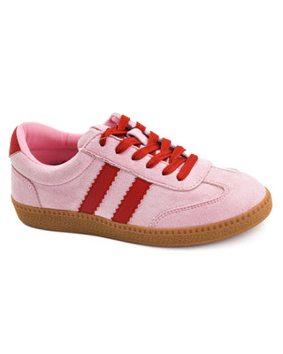 Heads Up Sneakers • Pink & Red