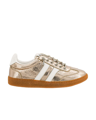 Heads Up Sneaker • Gold Metallic