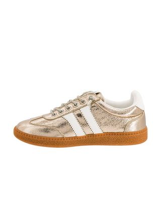Heads Up Sneaker • Gold Metallic