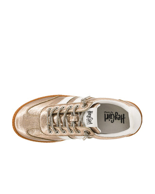 Heads Up Sneaker • Gold Metallic