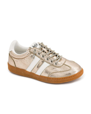 Heads Up Sneaker • Gold Metallic