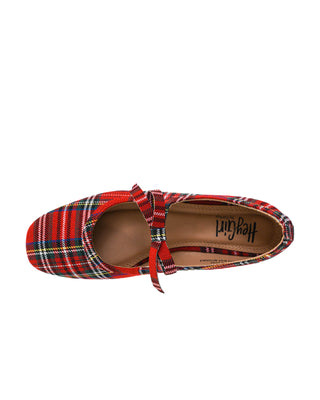 Layover Mary Jane • Red Plaid