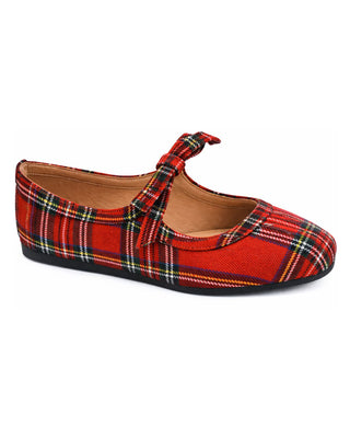 Layover Mary Jane • Red Plaid