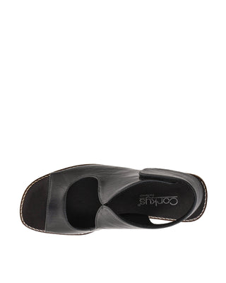 Let's Talk About It Wedge Sandal • Black