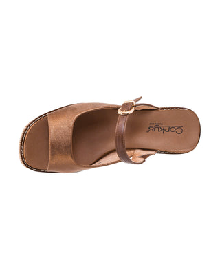 Treat Yourself Strap Wedge • Bronze Combo