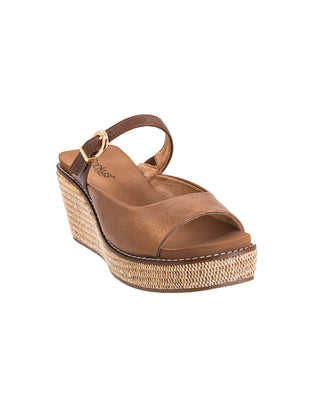 Treat Yourself Strap Wedge • Bronze Combo