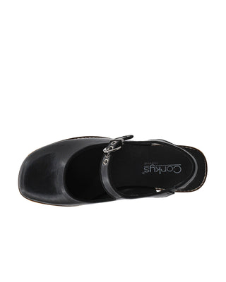Pity Party Wedge Sandal • Black