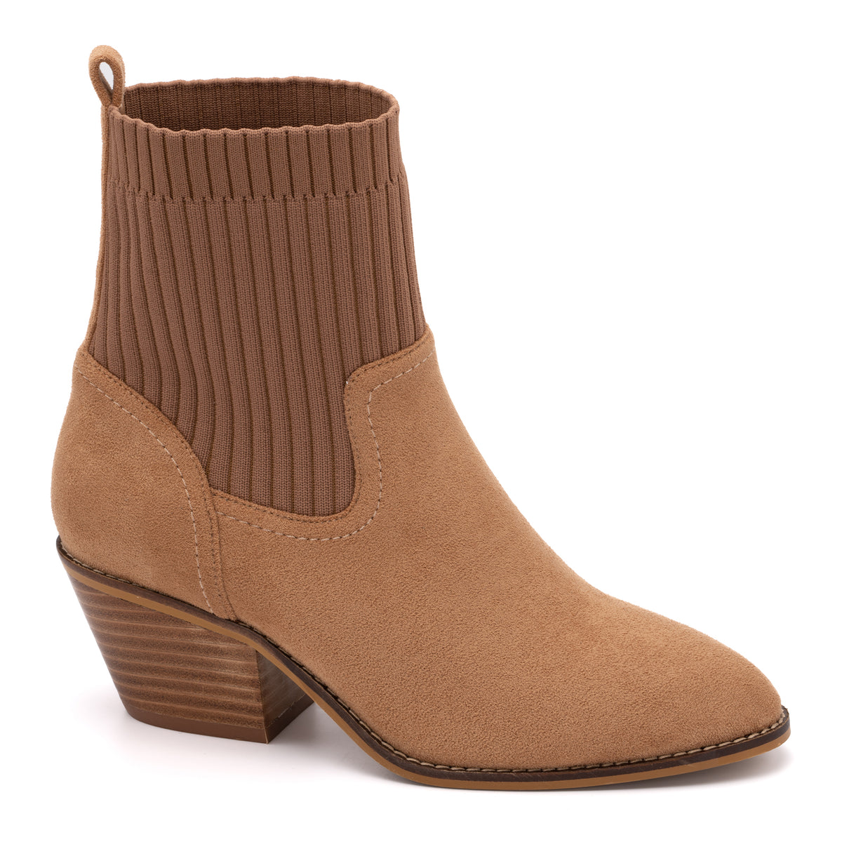 Crackling Boots • Camel Suede