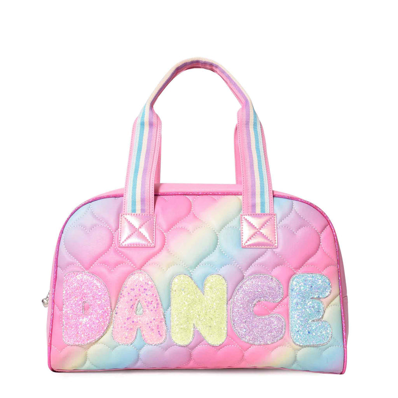 Quilted Dance Bag • Bubblegum Hearts