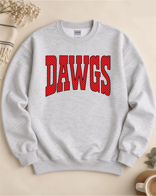 DAWGS Polka Dot Sweatshirt • Ash Grey