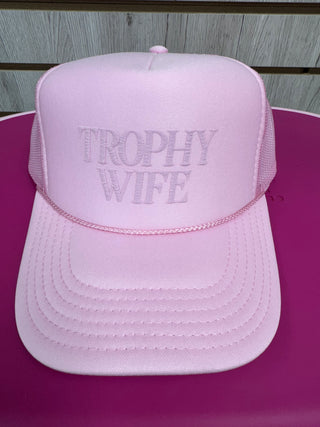 Trophy Wife Puff Hat • Light Pink