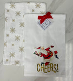 Santa Tea Towel • Set of 2