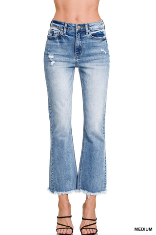 Violet High Rise Straight Leg Jeans • Medium Wash