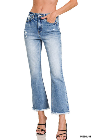 Violet High Rise Straight Leg Jeans • Medium Wash