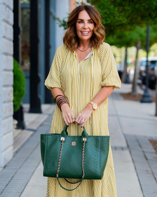 Missy Tote • Hunter Green EO