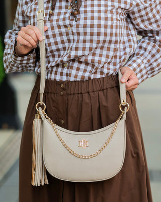 Mallory Crossbody + Tassel • Stone