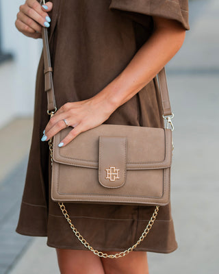 Collins Crossbody • Latte S