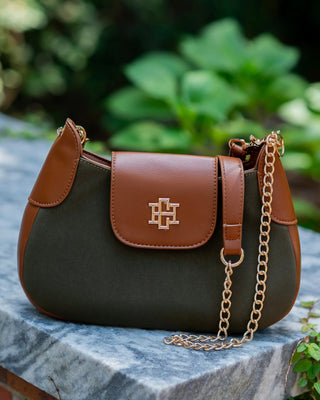 Leighton Crossbody • Olive S