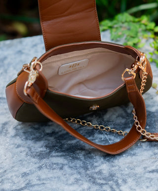 Leighton Crossbody • Olive S