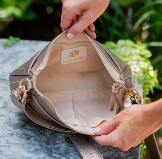 Paxton Crossbody with Pockets • Bronze