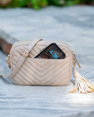 Greer Crossbody • Stone VQ
