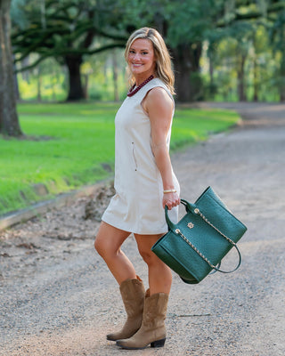 Missy Tote • Hunter Green EO