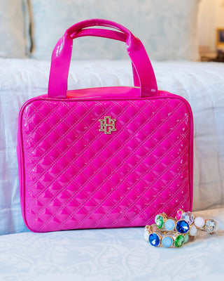 Punta Cana Large Case • Hot Pink Patent