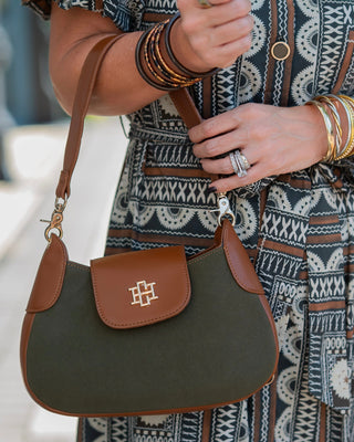 Leighton Crossbody • Olive S