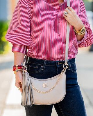 Mallory Crossbody + Tassel • Bronze