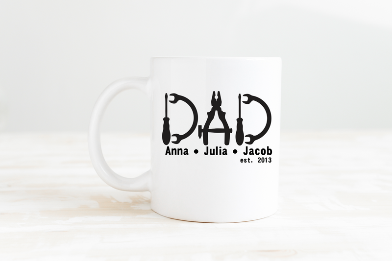 Dad's Tool Personalized Mug