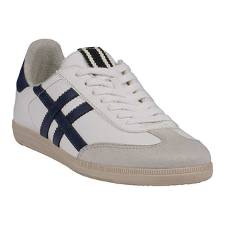 Dakkah Lace Up Sneaker • White Blue