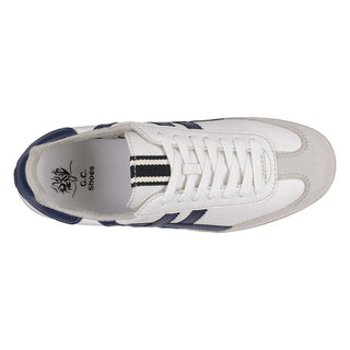 Dakkah Lace Up Sneaker • White Blue