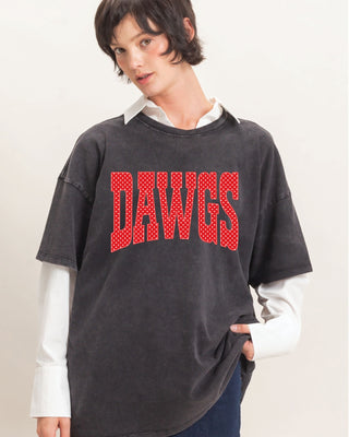 DAWGS Polka Dot Tee • Black
