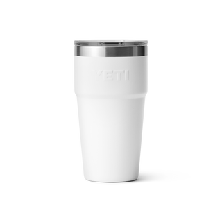 Rambler® 20oz Stackable Cup + Magslider Lid • White