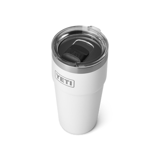 Rambler® 20oz Stackable Cup + Magslider Lid • White