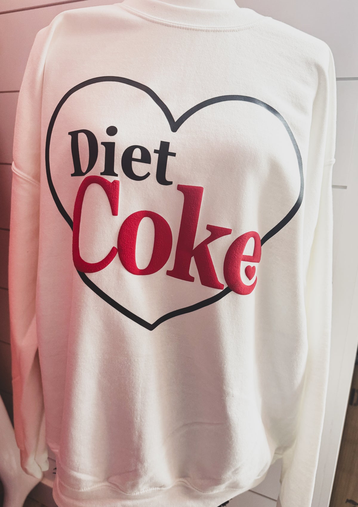 I Love Diet Coke Sweatshirt • White