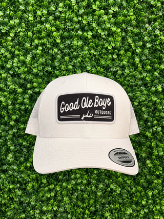 Good Ole Boys Antler Patch Hat • White