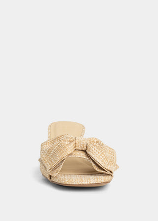 Ella Slip-On Mule Sandal • Raffia