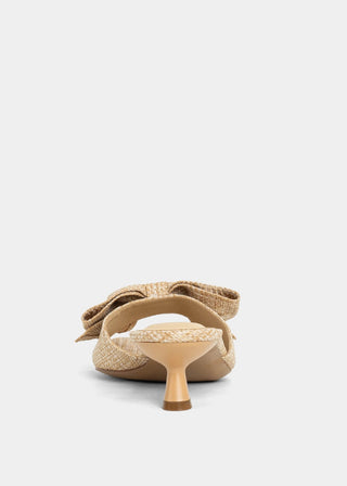 Ella Slip-On Mule Sandal • Raffia