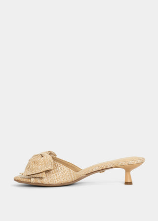 Ella Slip-On Mule Sandal • Raffia