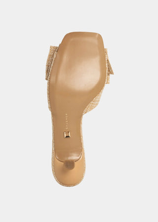 Ella Slip-On Mule Sandal • Raffia