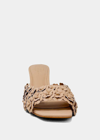 Elsa Floral Heel • Nude