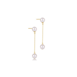 Simplicity Chain Gold Drop • Pearl 8mm