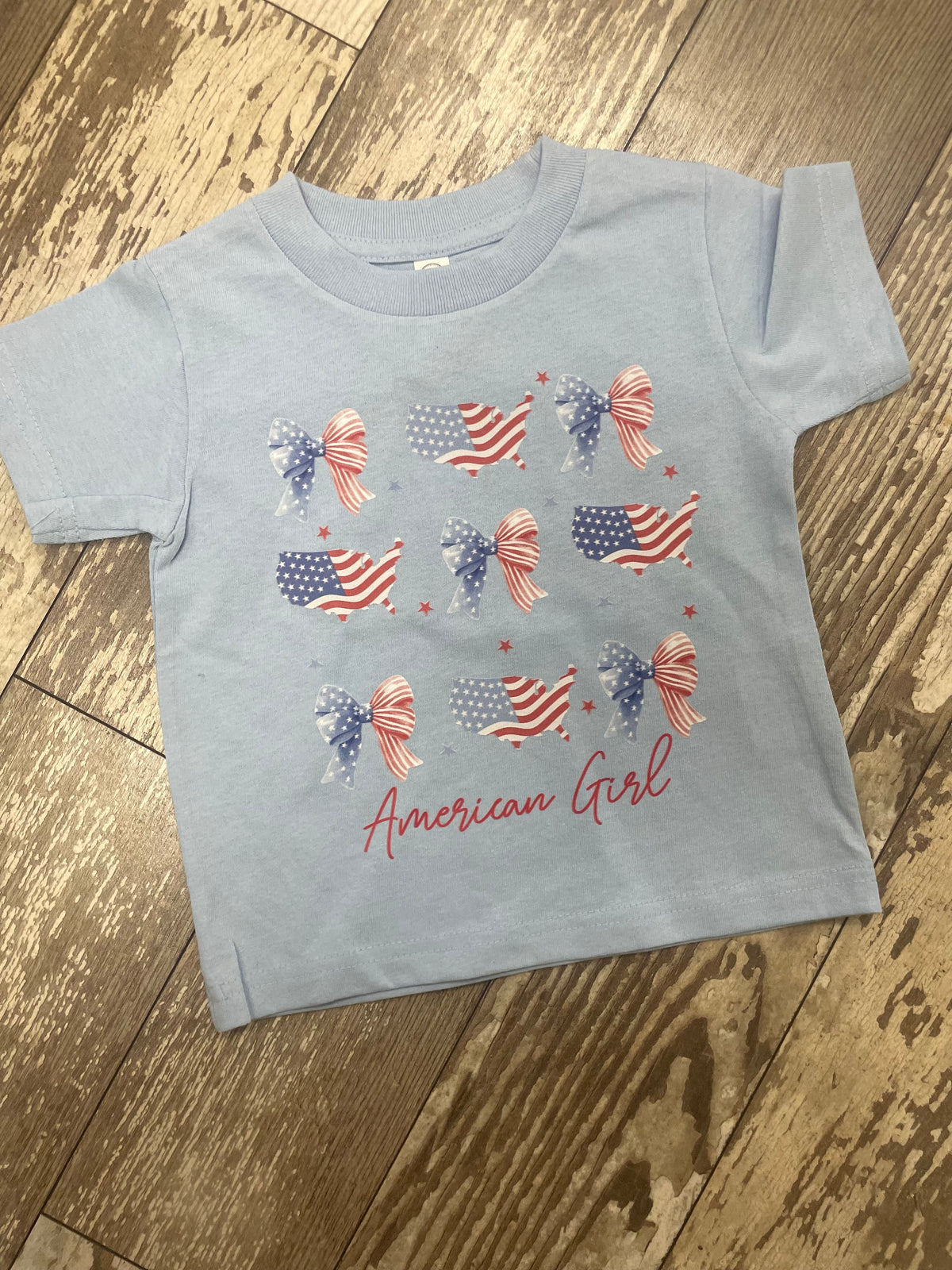 America Girl Kids Tee • Blue