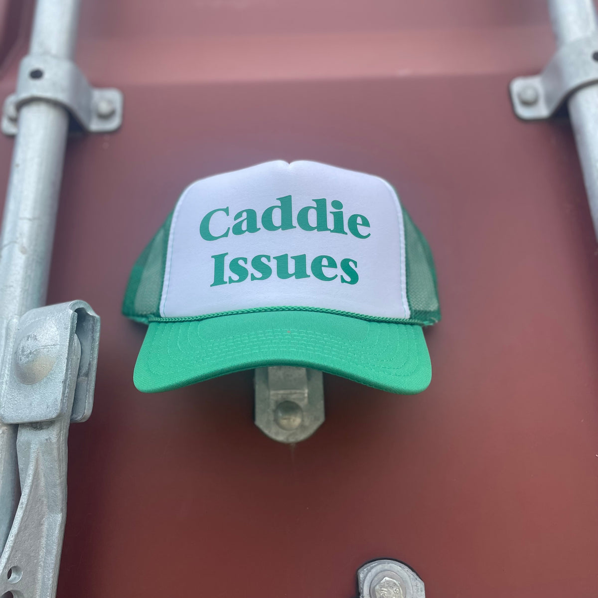 Caddie Issues Puff Hat • White